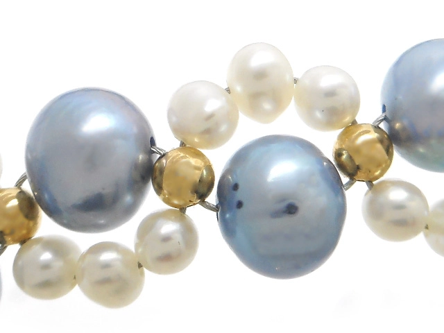 JEWELRY　貴金属・宝石　ネックレス　K14　ゴールド　パール　真珠（2147100577273）【200】