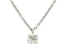 ☆ティファニー☆ プラチナ ソリティア ダイヤモンド ネックレス 美品