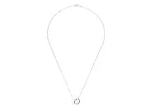 Cartier　カルティエ　ベビーラブネックレス　ダイヤモンド　WG　ホワイトゴールド　セミパヴェ　7.0g　B7013700【200】