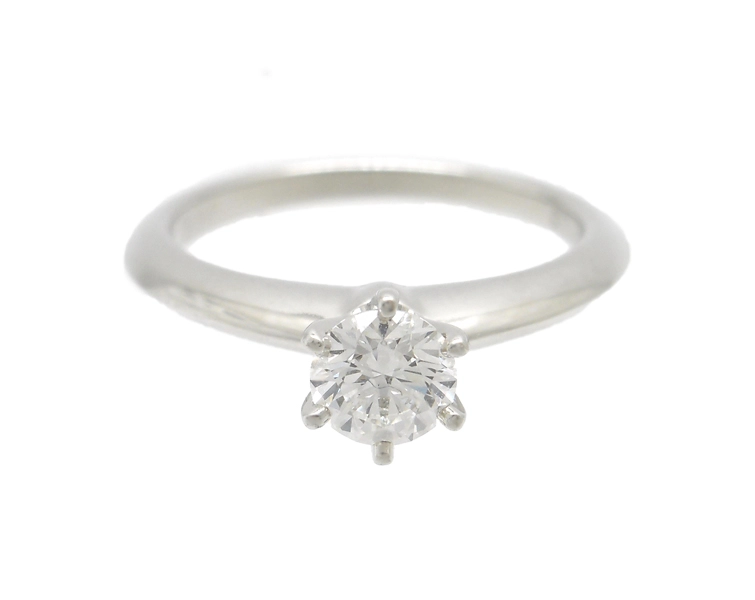 TIFFANY＆CO ティファニー ソリティアリング ダイヤモンド PT プラチナ