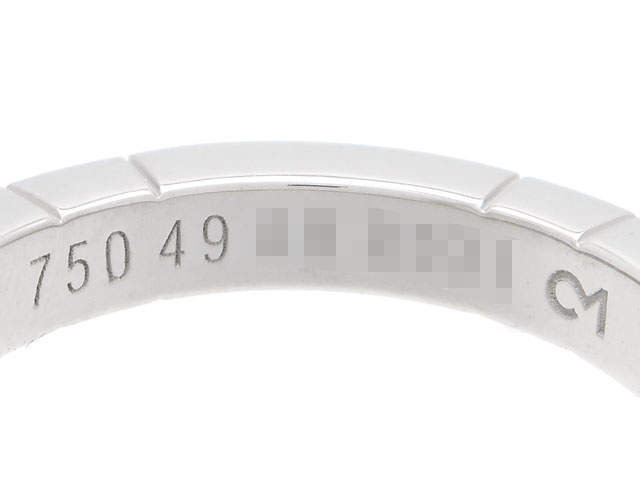 Cartier カルティエ 貴金属・宝石 ラニエールリング ラニエールR WG ホワイトゴールド 5.7g 49号 日本サイズ9号 2144000176476 【200】