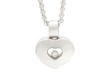 Chopard　ショパール　ハッピーダイヤ ネックレス　ホワイトゴールド　WG　ダイヤモンド　15.2g（2146000437274）【200】