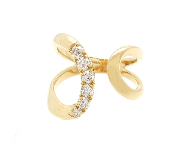 LA SOMA ラソマ 貴金属・宝石 ダイヤリング 指輪 K18 ゴールド 