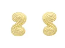 TIFFANY＆CO　ティファニー　トルネードピアス　YG　イエロゴールド　約5.4g　2147100507348【200】