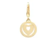 BVLGARI　ブルガリ　貴金属･宝石　トンドハートチャーム　ハート　YG　イエローゴールド　3.7g　2146000400308　【200】