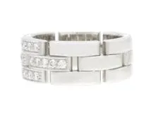 Cartier カルティエ マイヨンパンテールリング 3連パヴェ ダイヤモンド 