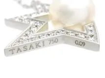 TASAKI　タサキ　田崎真珠　コメットプラスピアス　パヴェダイヤモンド　WG　ホワイトゴールド　4.3g　2141300438235　【200】