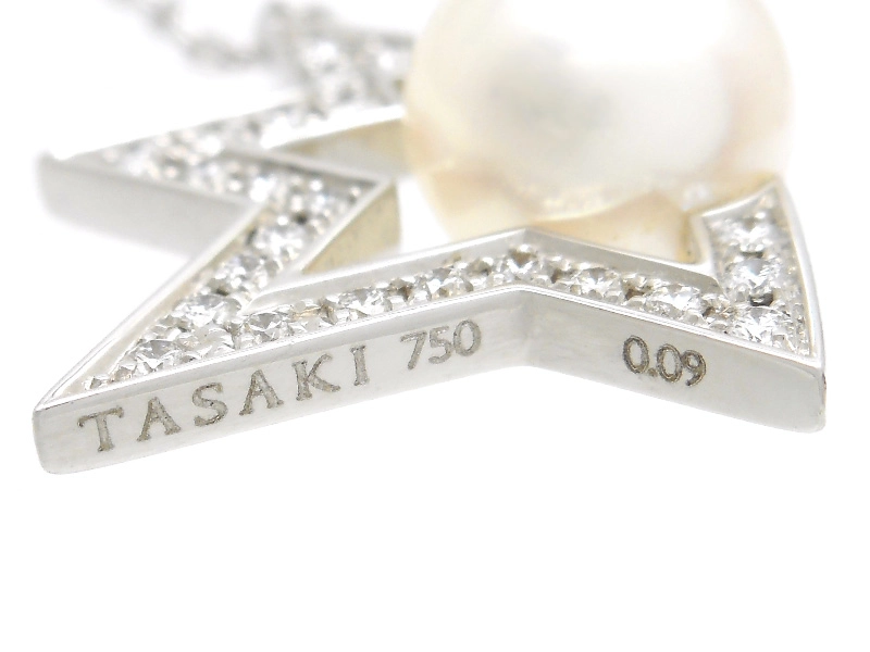 TASAKI　タサキ　田崎真珠　コメットプラスピアス　パヴェダイヤモンド　WG　ホワイトゴールド　4.3g　2141300438235　【200】