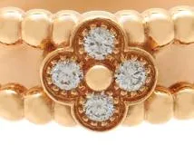 Van Cleef & Arpels　ヴァン クリーフ&アーペル　ペルレスウィートクローバー　リング　PG　ピンクゴールド　54号　ダイヤモンド　7.2g　VCARP6ML00　2147300406816　【200】