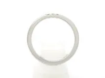 TIFFANY&CO ティファニー バンドリング 指輪 プラチナ ダイヤモンド 3PD 3.0g 6.5号 61000933  2143300223453 【200】