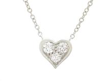 TIFFANY＆CO　ティファニー　貴金属･宝石　センチメンタルハートネックレス　ハート　ダイヤモンド　ネックレス　PT　プラチナ　3.1g　2120500247274　【200】