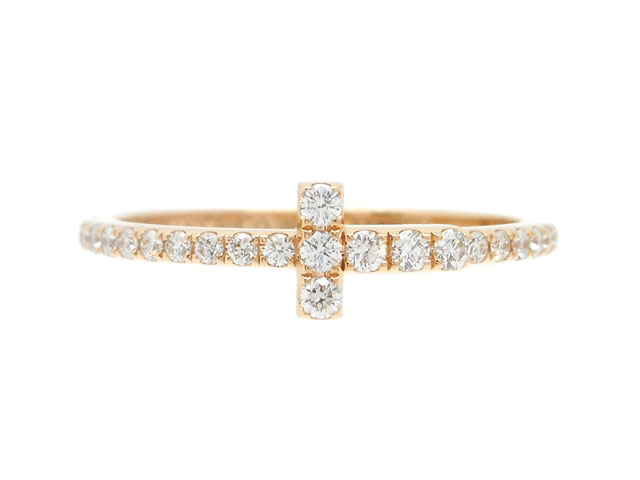 大勧め ティファニー TIFFANY＆CO Tワイヤーバンド ピンク PG リング アクセサリー