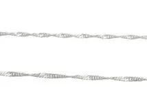 JEWELRY　ジュエリー　貴金属・宝石　ネックレス　WG　ホワイトゴールド　ダイヤモンド　約1.3g　2143200509466【200】