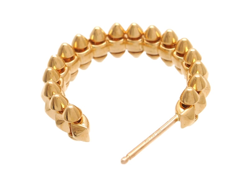 Cartier　カルティエ　クラッシュドゥカルティエピアス　SMモデル　PG　ピンクゴールド　13.9g　B8301415