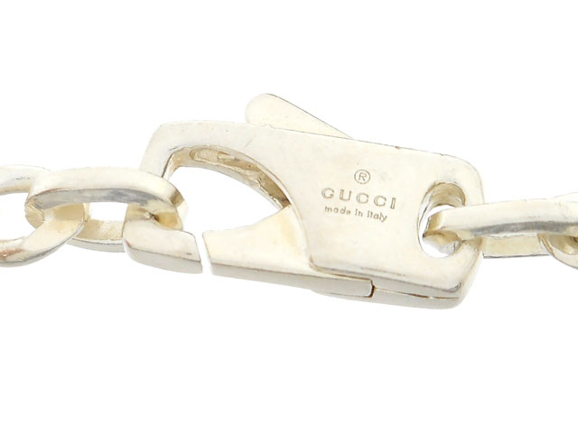 GUCCI グッチ 貴金属・宝石 Gリングネックレス SV シルバー 16.5