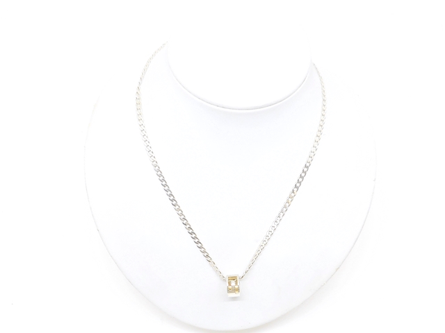 GUCCI グッチ 貴金属・宝石 Gリングネックレス SV シルバー 16.5