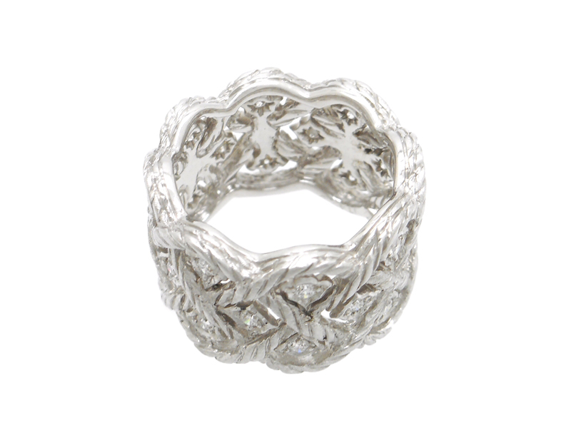 BUCCELLATI ブチェラッティ エトワレ エターナル リング WG ホワイト