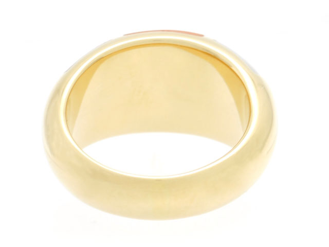 JEWELLRY 貴金属・宝石 リング 指輪 K18 ゴールド サンゴ WMP 白