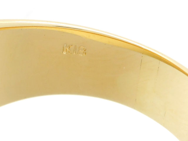 JEWELLRY 貴金属・宝石 リング 指輪 K18 ゴールド サンゴ WMP 白