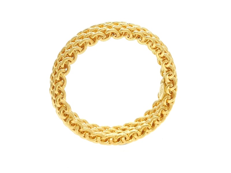 TIFFANY＆CO ティファニー サマセットリング YG イエローゴールド 5.4g  