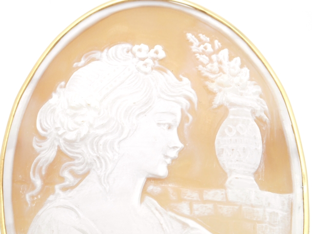 JEWELRY 貴金属・宝石 カメオブローチ ブローチ ペンダント