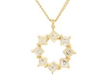 JEWELRY　貴金属・宝石　ネックレス　K18　ゴールド　ダイヤモンド　3.1g　（2145000224532）【200】