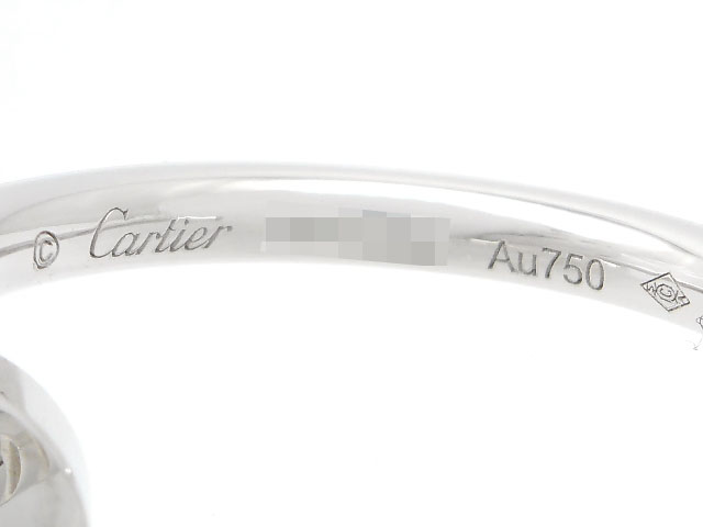 Cartier ジュストアンクル　ホワイトゴールド　ピアス Cartier カルティエ 貴金属・宝石 ジュストアンクル ピアス WG