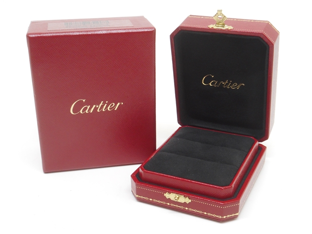 Cartier カルティエ タンクフランセーズ リング WG ホワイトゴールド ...