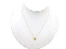 TIFFANY＆CO ティファニー ペリドット ネックレス YG イエローゴールド