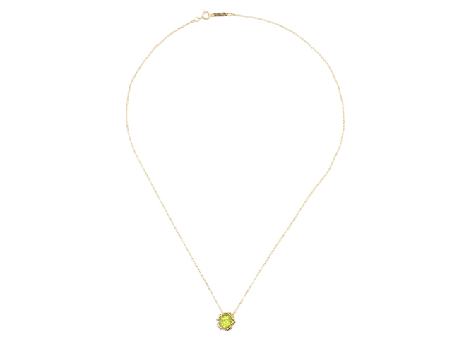 TIFFANY＆CO ティファニー ペリドット ネックレス YG イエロー