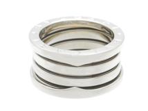 BVLGARI　ブルガリ　ビーゼロワン リング　指輪　B-zero1　WG　ホワイトゴールド　10.1g　52号（2143200640138）【200】