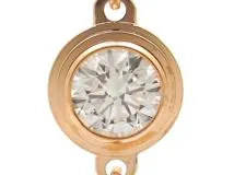 Cartier　カルティエ　ダムール　ブレスレット　PG　ピンクゴールド　ダイヤモンド　SM　2.2g　B6040300　2147100580235　【200】