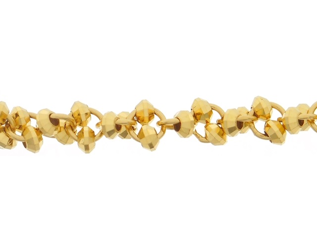 GINZA TANAKA ギンザタナカ ブレスレット K24 3.8g 約17.7cm