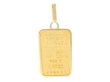 JEWELRY　貴金属･宝石　インゴット　トップ　K18　K24　ゴールド　5.7g　（2148600007260）【200】