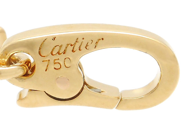 Cartier カルティエ 2Cチャーム ダイヤモンド WG ホワイト