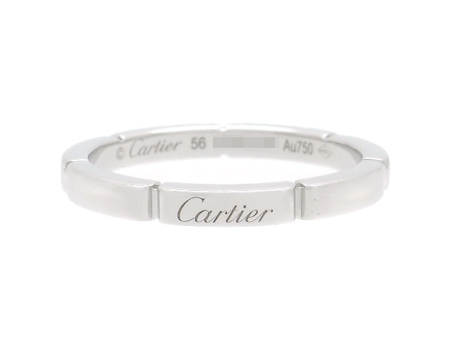 Cartier カルティエ リング 指輪 750WG #56 約16号
