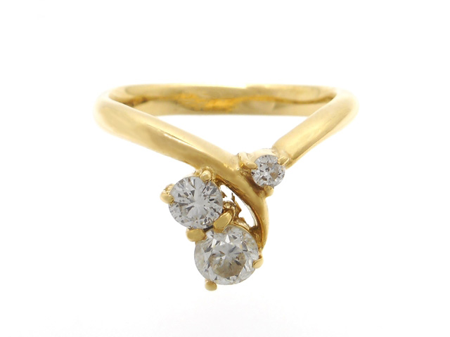 JEWELRY 貴金属・宝石 ダイヤリング 指輪 ゴールド K18