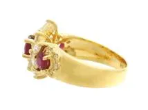 K18 ルビー ダイヤモンド リング JEWELRY 貴金属・宝石 リング 指輪 K18 ルビー ダイヤモンド 5.7