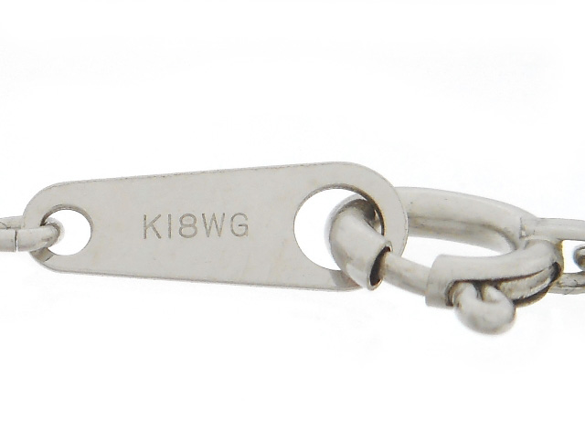 ブラック&ホワイトパール 18金　￼新品　宝石店ストック JEWELRY 貴金属・宝石 ネックレス ホワイトゴールド K18WG