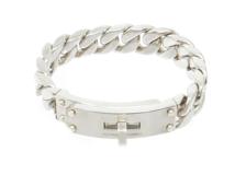 HERMES　エルメス　ケリーグルメット　ブレスレット　GM　シルバー　SV　72.2g　H120432（2143200611176）【200】