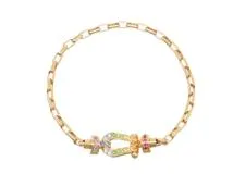 FRED フレッド フォース10 ミディアムモデル ブレスレット PG ピンク