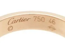 Cartier　カルティエ　貴金属・宝石　ミニラブリング　ラブリング　PG　ピンクゴールド　3.3g　46号　日本サイズ6号　B4085200　【200】