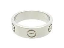 Cartier カルティエ ラブ リング 指輪 PT950 プラチナ 53号 日本