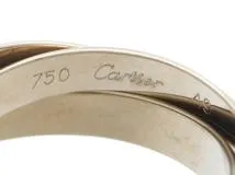 Cartier　カルティエ　貴金属・宝石　トリニティリング　指輪　WG　ホワイトゴールド　7.3g　49号　（2143500266557）【200】