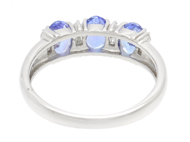 JEWELRY 貴金属・宝石 タンザナイトリング ゾイサイト ダイヤモンド  