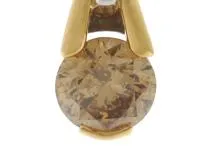 JEWELRY　貴金属・宝石　ネックレス　K18　ゴールド　プラチナ　PT850/PT900　ブラウンダイヤモンド　4.3g（2143000731234）【200】
