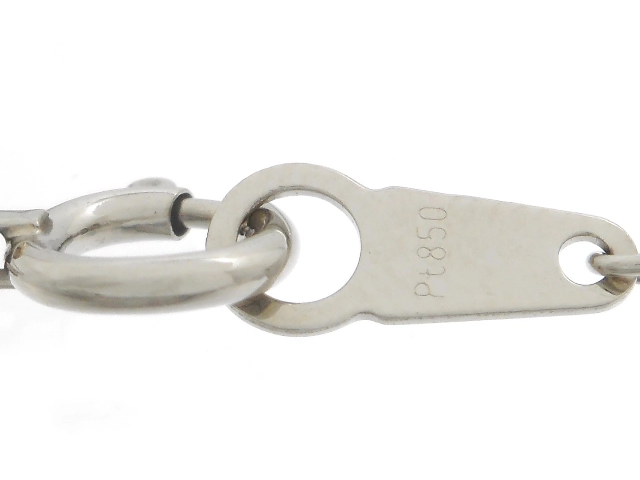 JEWELRY　貴金属・宝石　ネックレス　K18　ゴールド　プラチナ　PT850/PT900　ブラウンダイヤモンド　4.3g（2143000731234）【200】