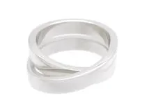 カルティエCartier パリリング指輪ホワイトゴールド7.5号 カルティエCartier パリリング指輪ホワイトゴールド7.5号