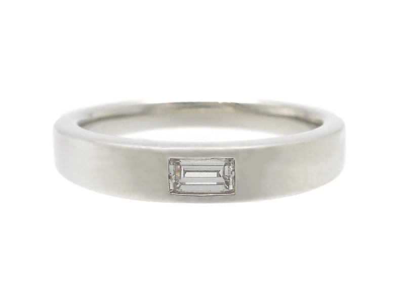 ハリーウィンストン　ワンバケット　プラチナ　ダイヤモンドリング バゲットカット・ダイヤモンド・リング｜ハリー・ウィンストン