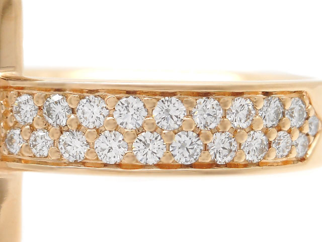 TIFFANY＆CO ティファニー Tワンリング ダイヤモンド PG ピンク